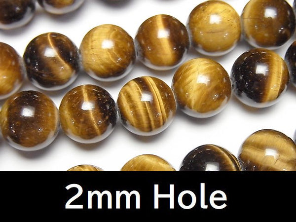 [Video] Yellow Tiger's Eye AA++ Round 10mm [2mm hole] half or 1strand beads (aprx.14inch/35cm)