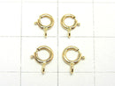 [K14 Yellow Gold]Spring Ring [4.5mm][5mm]1pc
