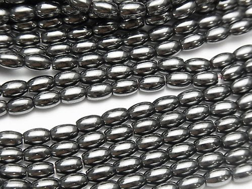 Hematite, Rice Gemstone Beads