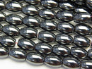 Hematite, Rice Gemstone Beads