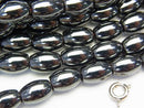 Magnetic!  1strand $4.79! Hematite  Rice 9x6mm x6mm  1strand beads (aprx.15inch/38cm)