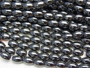 Magnetic!  1strand $4.79! Hematite  Rice 9x6mm x6mm  1strand beads (aprx.15inch/38cm)
