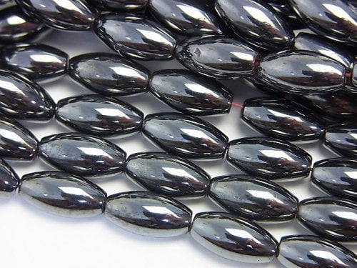 Hematite, Rice Gemstone Beads