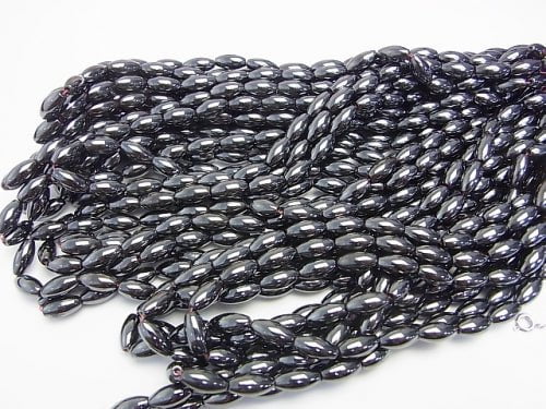 Magnetic!  1strand $5.79! Hematite  Rice 12x6mm x6mm  1strand beads (aprx.15inch/38cm)