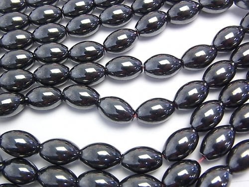 Magnetic!  1strand $5.79! Hematite  Rice 12x8mm x8mm  1strand beads (aprx.15inch/38cm)