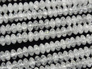 [Video]Cracked Crystal Rondelle 8x8x4mm half or 1strand beads (aprx.15inch/38cm)