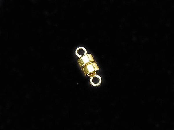 14KGF Magnetic Clasp 4x5mm 1pair (2 pieces)