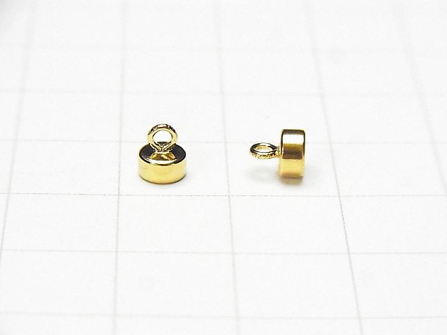 14KGF Magnetic Clasp 4x5mm 1pair (2 pieces)