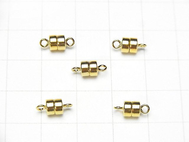 14KGF Magnetic Clasp 4x5mm 1pair (2 pieces)