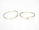 14KGF Hoop Earrings [16mm]-[50mm] 1 pair