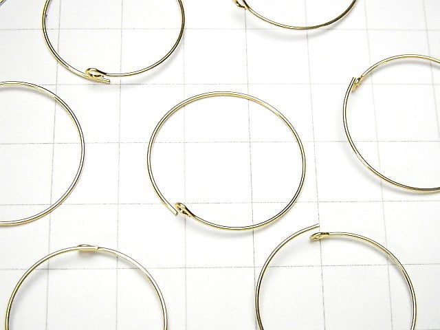 14KGF Earrings Hoop [16mm]-[50mm] 1pair