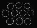 14KGF Hoop Earrings [16mm]-[50mm] 1 pair