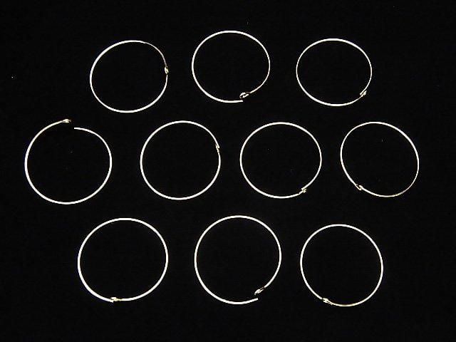 14KGF 圓圈耳環 [16mm]-[50mm] 1 對