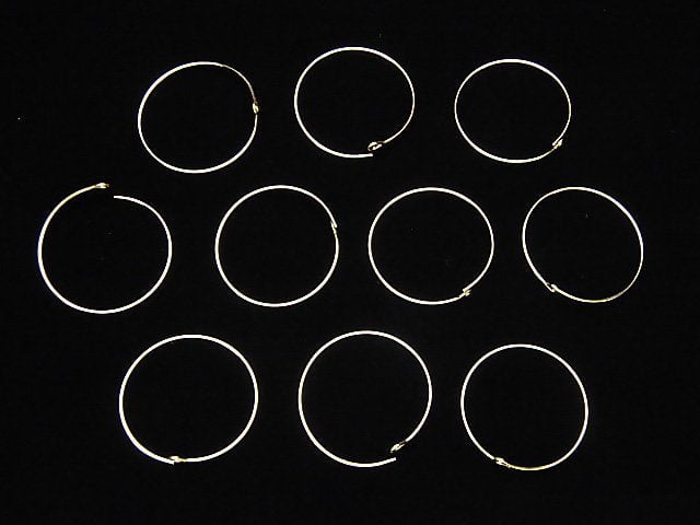 14KGF Earrings Hoop [16mm]-[50mm] 1pair