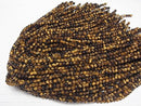 [Video] Yellow Tiger's Eye AA ++ Round 4mm 1strand beads (aprx.15inch / 37cm)