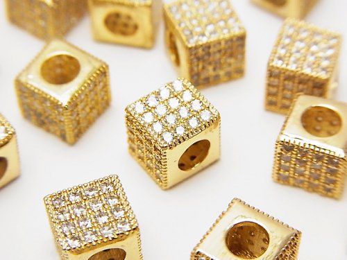 Cube, Findings, Metal parts Metal Beads & Findings
