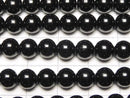 [Video] Black Tourmaline AAA Round 6mm half or 1strand beads (approx. 15 inches/37 cm)