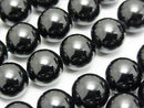 Black Tourmaline AAA Round 12mm 1/4 or 1-strand beads (approx. 15 inches/37 cm)