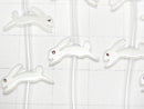 High quality Mother of Pearl MOP AAA White rabbit shape half or 1strand (Approx 18pcs )