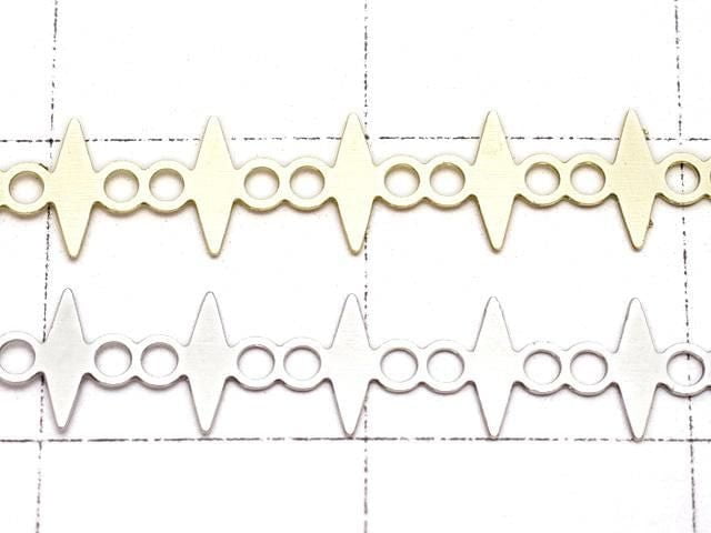 Bezel Wire, Gold/Silver, 1 bag (19cm x 4 pcs)