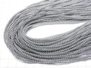 [Video] 1strand $3.79! Hematite Round 2mm Silver coating 1strand beads (aprx.15inch / 38cm)