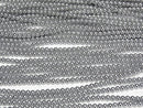 1strand $2.79! Hematite Round 3mm Silver coating 1strand beads (aprx.15inch / 38cm)