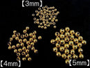 Copper  Round [3mm][4mm][5mm][6mm][8mm] 24KGP 25pcs -