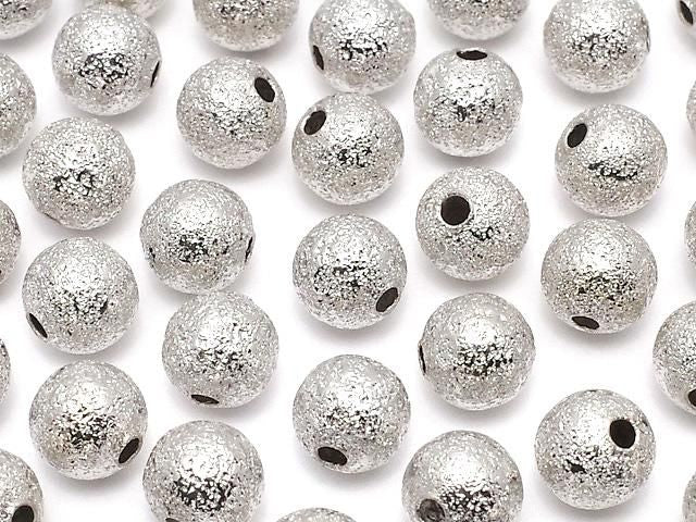 銅珠圓形 [3mm][4mm][5mm][6mm][8mm] 星塵電鍍銠 20顆