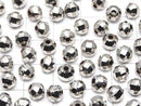 Copper Round Cut[2mm][3mm][4mm][5mm][6mm][8mm] Rhodium Plated 50pcs
