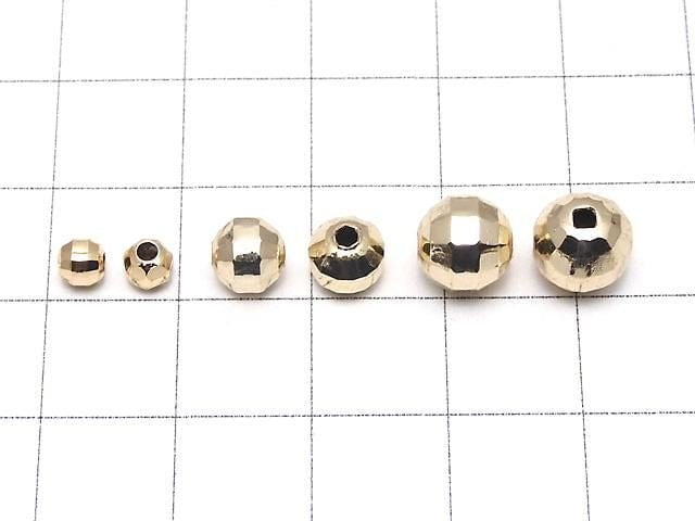 Copper Round Cut [2mm][3mm][4mm][5mm][6mm][8mm] 18KGP 50pcs