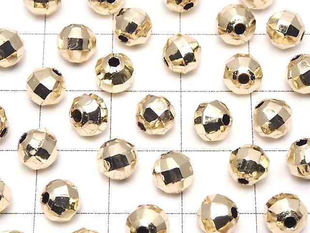 Copper Round Cut [2mm][3mm][4mm][5mm][6mm][8mm] 18KGP 50pcs
