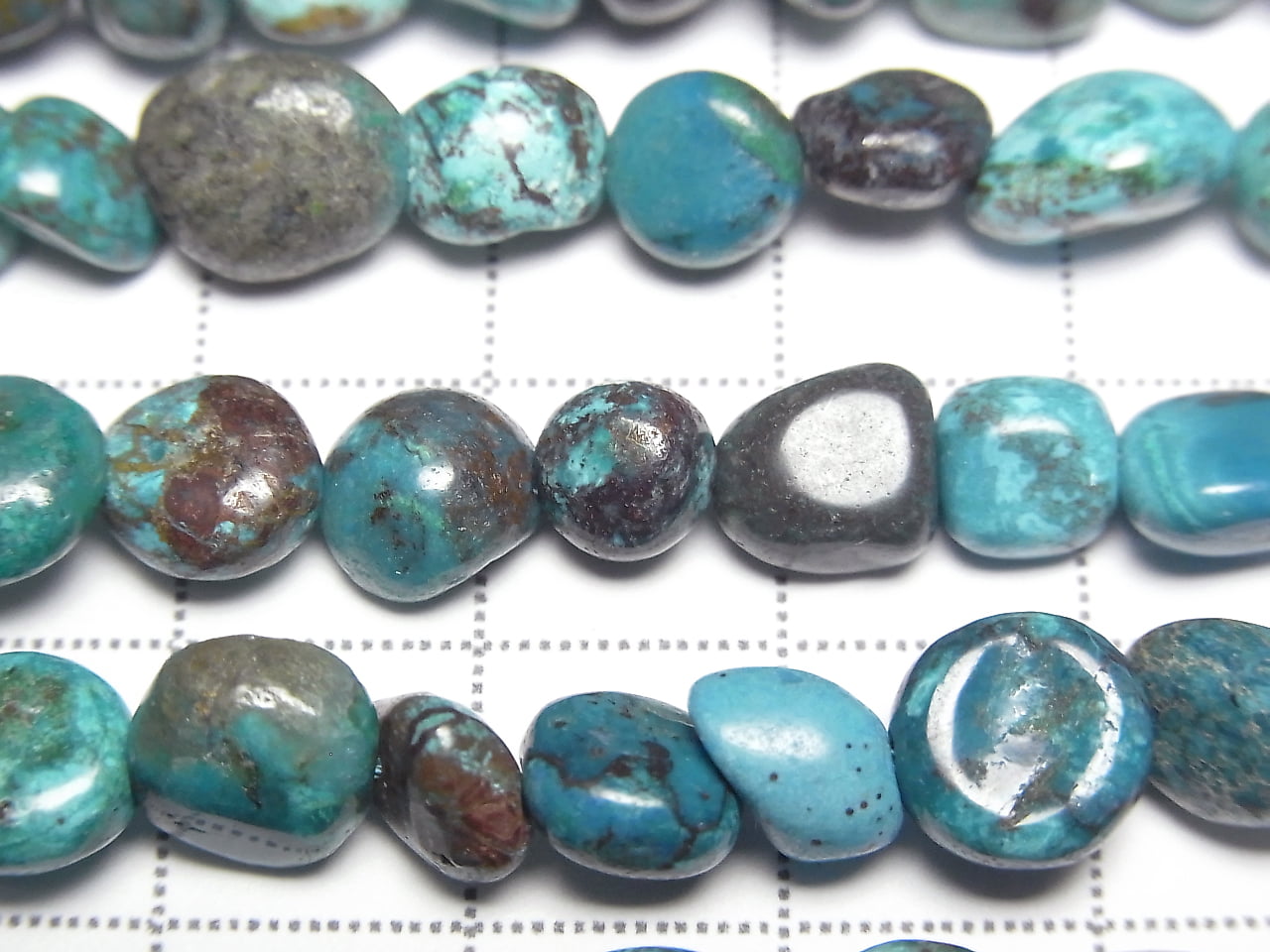 Peru Chrysocolla AA Nugget 1strand beads (aprx.15inch/38cm)