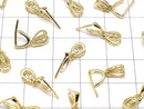Metal parts pendant Bail Gold color (with CZ) NO.2 2pcs