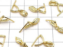 Metal parts pendant Bail Gold color (with CZ) NO.4 2pcs