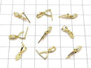 Metal parts pendant Bail Gold color (with CZ) NO.4 2pcs