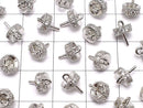 Metal Parts Screw Eye Silver Color (with CZ) 2pcs $2.79!