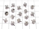 Metal Parts Screw Eye Silver Color (with CZ) 2pcs $2.79!