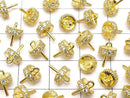 Metal Parts Screw Eye gold color (with CZ) 2pcs $2.79!