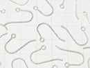 Silver925 Earwire 20 x 12 mm Sparkle 1 pair $2.39!