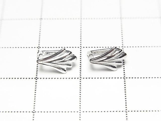 Silver 925 Pendant Bail [Pure Silver Finish][Rhodium Plated][Oxidized Finish][18KGP] 2pcs