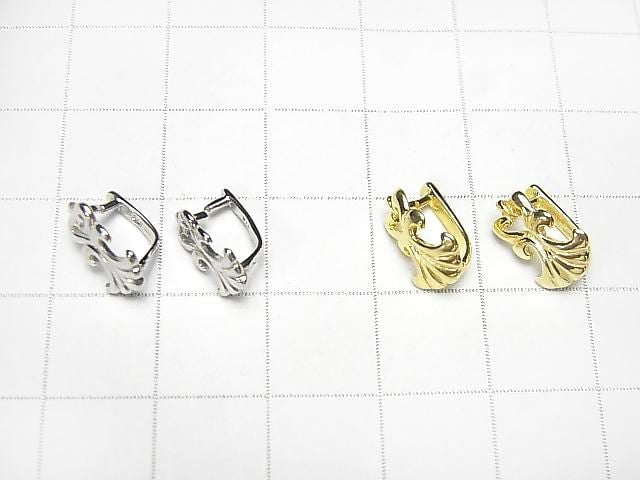 Silver 925 Pendant Bail [Pure Silver Finish][Oxidized Finish][Rhodium Plated][18KGP] 2pcs
