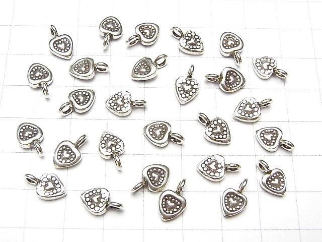 Breloque cœur Karen argent 11x6,5mm 1 pièce