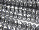 Hematite, Roundel Gemstone Beads