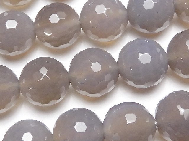 Faceted Round, Onyx Gemstone Beads