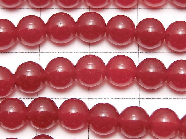 Red Jade Round 6mm 1strand beads (aprx.15inch/36cm)