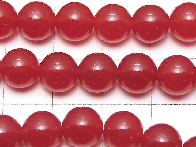 1strand $4.79! Red Jade Round 8mm 1strand beads (aprx.15inch / 37cm)