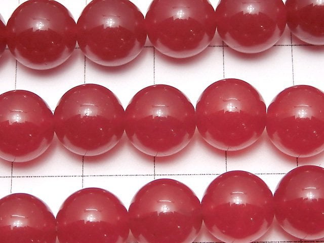 Red Jade Round 10mm 1strand beads (aprx.15inch/36cm)