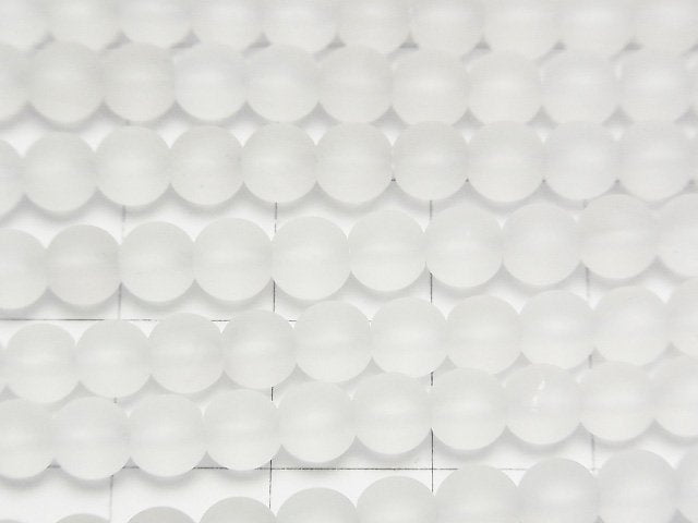 Frosted Quartz AAA Round 5mm 1strand beads (aprx.15inch/38cm)