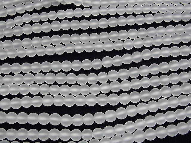 Frosted Quartz AAA Round 5mm 1strand beads (aprx.15inch/38cm)