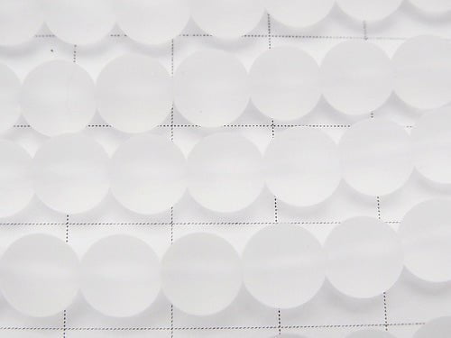 Frosted Quartz AAA Round 7mm half or 1strand beads (aprx.15inch/38cm)